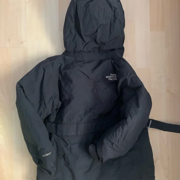 The North Face Long Belted Down Jacket S 7-8 - Picture 5 of 5